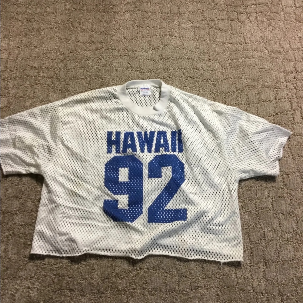 Retro cropped jersey